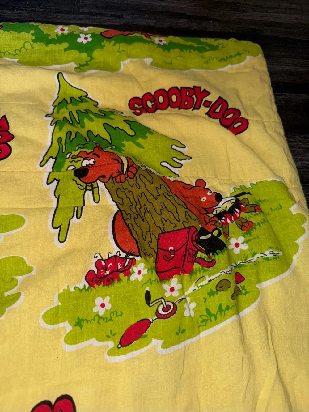 Yellow Kids Throw Blanket - Licensed Character Bedding